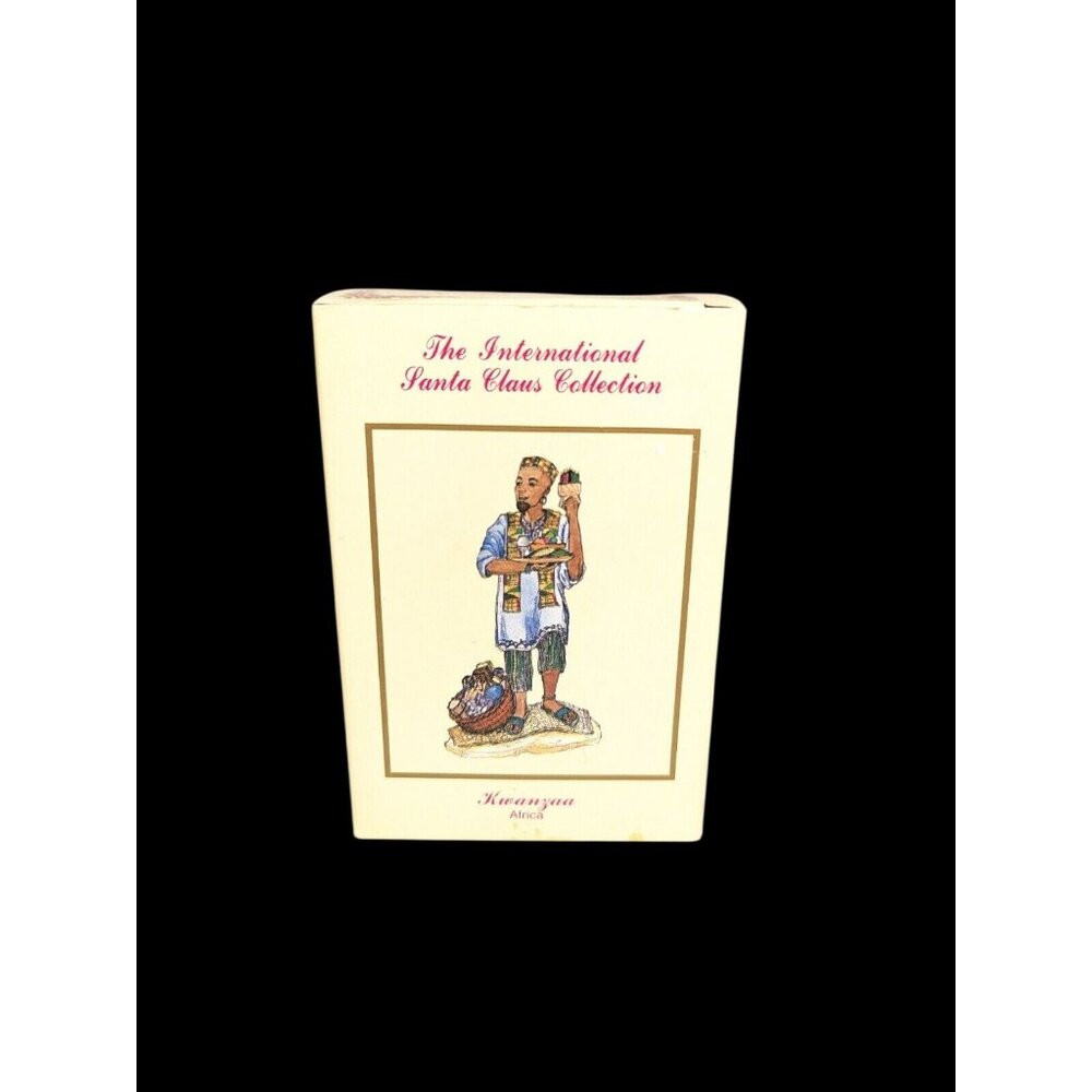 NOS Kwanzaa Africa 1994 International Santa Claus Figurine Christmas GIFT ready